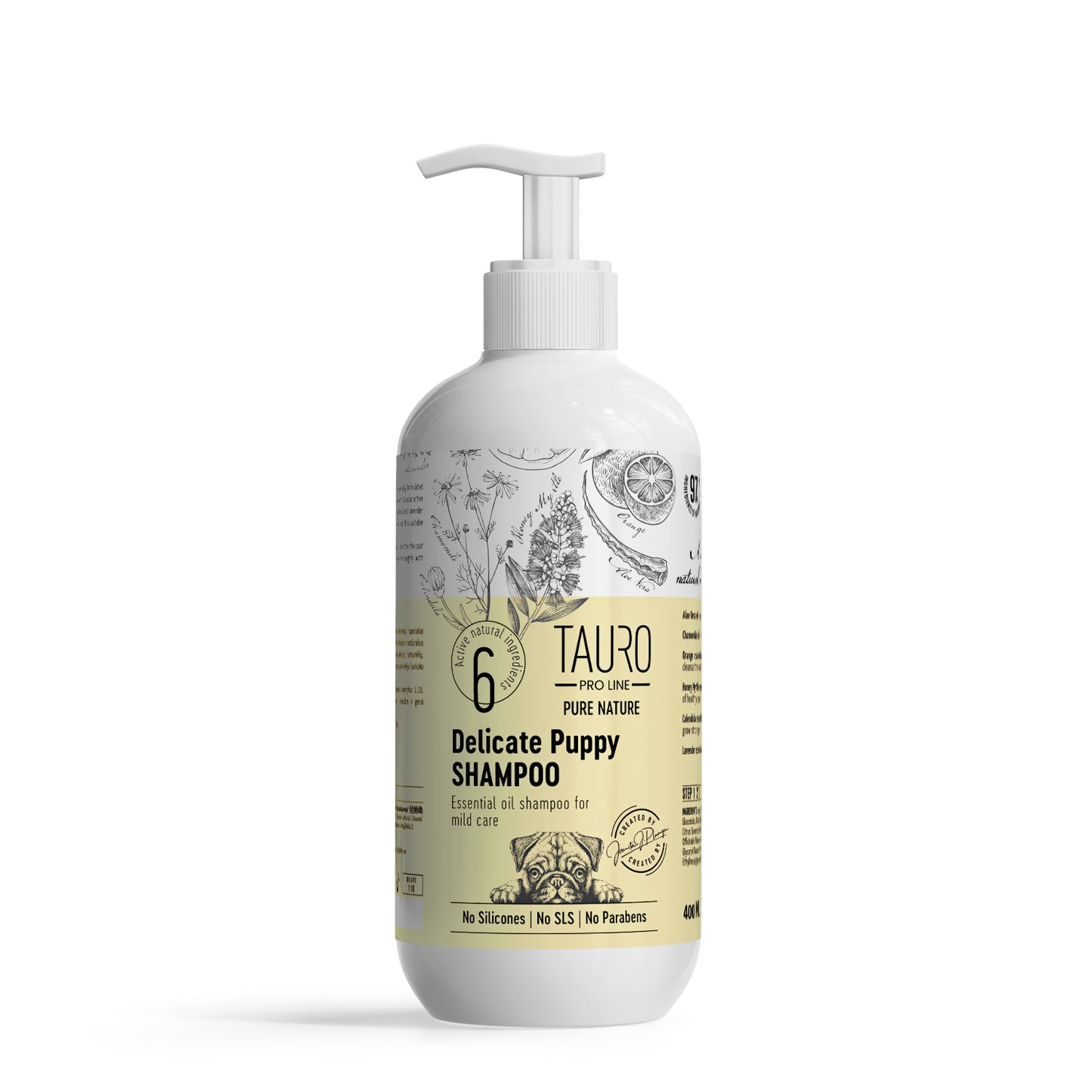 TPL Pure Nature Delicate Puppy, Gentle Coat Shampoo 400ml